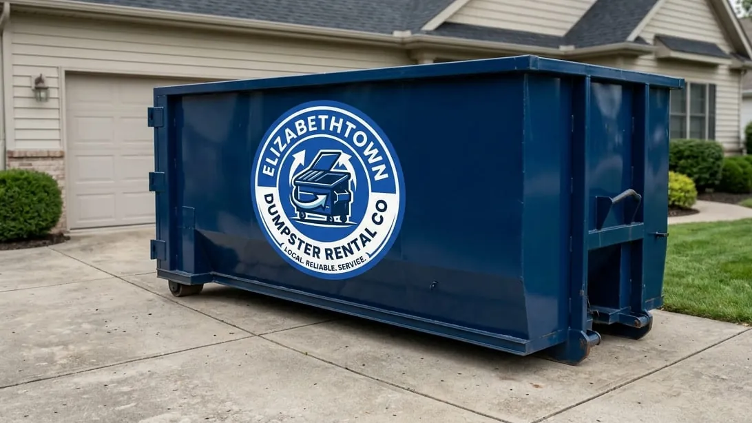 Roll-off dumpster delivery serving Radcliff, Kentucky from Elizabethtown Roll-off dumpster delivery serving Radcliff, Kentucky from Elizabethtown